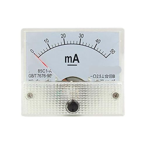 Ampèremètre analogique 85C1-A 0-50 mA éviter les surcharges de courant