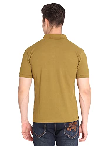 Image of CHKOKKO Men's Polo Cotton Regular Fit Half Sleeves T-Shirt with Pocket