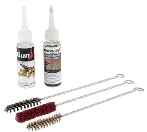KIT DE LIMPEZA ARMAS CURTAS (9MM/380/38/357)