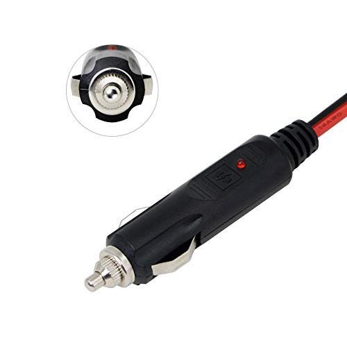 Cerrxian 40Cm 12V 24V Cigarette Lighter Plug To Ec5 For Battery Booster Portable Jump Starter On-Board Electrical #TOP1