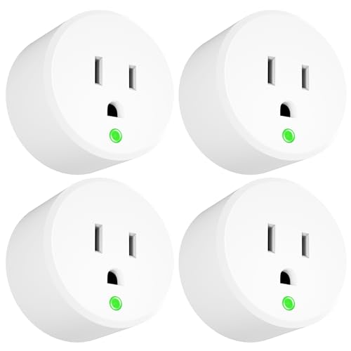 Thermostatically Controlled Outlet - On at 32°F/Off at 50 °F, Thermostat Plug Outlet, No Need to Close Manually, for Chicken Water Coop Heater Heated Water Bowl Bird Bath Deicer Roof Cable (4 Pcs)