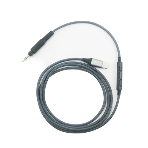 ABLET USB-C-Audiokabel, kompatibel mit Shure SRH940, SRH840, SRH750, SRH440, SRH840A, SRH440A, Lautstärke, Mikrofon, kompatibel mit iPhone 15/15 Pro, kompatibel mit iPad 10./9./Pro/Air ABLET USB-C-Audiokabel, kompatibel mit Shure SRH940, SRH840, SRH750, SRH440, SRH840A, SRH440A, Lautstärke, Mikrofon, kompatibel mit iPhone 15/15 Pro, kompatibel mit iPad 10./9./Pro/Air