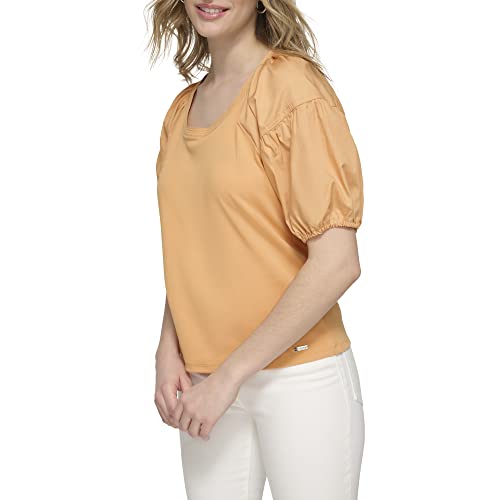 Image of Calvin Klein Womens Short Sleeve Knit