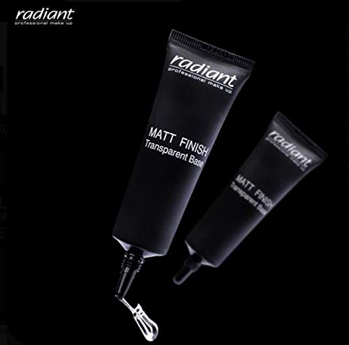 Base transparente radiante profesional con acabado mate, imprimación de maquillaje facial translúcida mate de larga duración, mejora el resultado de tu base, reduce el exceso de aceite, reduce los 4