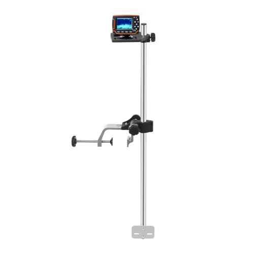 Image of Universal Portable Transducer Bracket + Fish Finder Mount 360 Adjustable Rotating Fishfinder Bracket