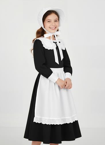 Disfraz Colonial Pioneer para Niñas miniatura 5
