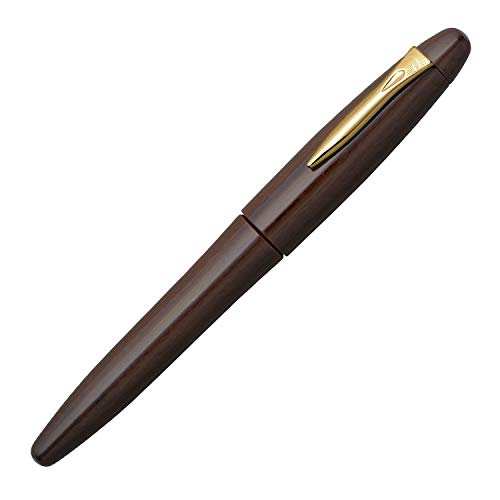 プラチナ万年筆 万年筆 M 中字 出雲 鉄刀木 グロス PIZ-50000T 21-3 正規輸入品