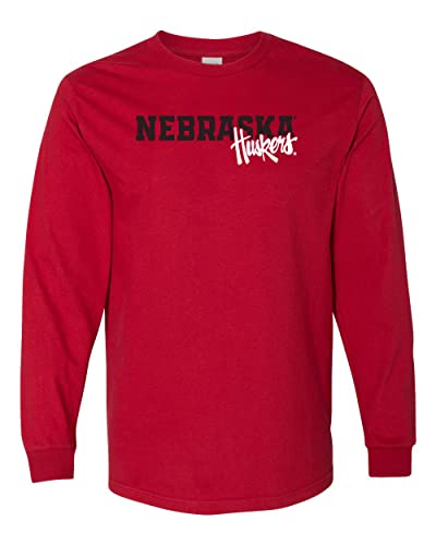 CornBorn Nebraska Long Sleeve Shirt - Cornhuskers Long Sleeve Tshirts - Pick Your Design