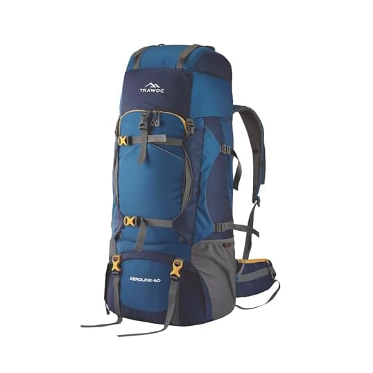 TRAWOC AEROLINK 60 Liter Travel Backpack Hiking Trekking Bag Camping Rucksack