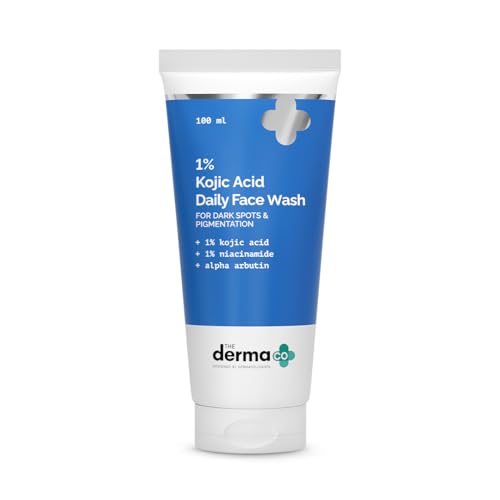 The Derma Co 1% Kojic Acid Face Wash | With Niacinamide & Alpha A...