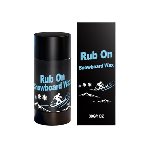 de Snowboard Quick Performance Boost 30 g Glide Boost Aide à la Vitesse de Neige Compact et Facile à Transporter pour Sports d'hiver intérieurs et extérieurs