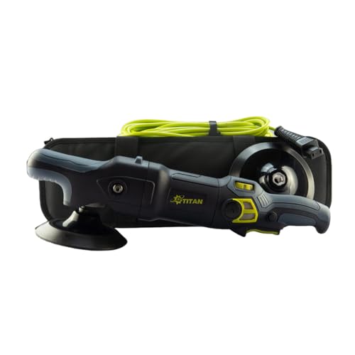 Poliermaschine Rotation Titan PRP14-1 125 C - mit abnehmbarem Kabel - – 1200 W, Ø 125 & 150 mm