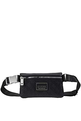 GUESS Riñonera Dan Logo Negra