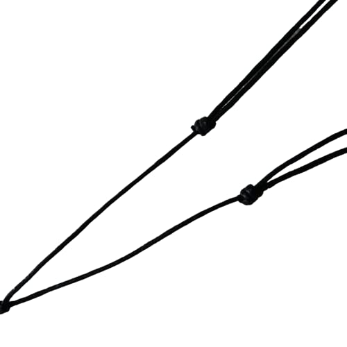 Poppip 54G710/YK1 5 Pieces Handmade Craft Vintage Black Cord Rope Adjustable Necklaces thumb #4