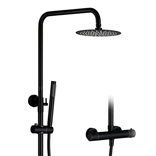 Robinet de douche thermostatique effet pluie pour créer un spa moderne chez soi