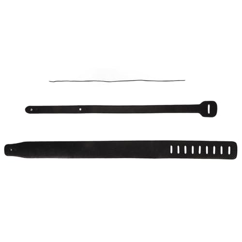 Sangle de Guitare en Cuir PU gaufré, Longueur Réglable Durable pour Basse Acoustique et Guitares électriques (BLACK) - Les Beatles, Paul McCartney, John Lennon, RIngo Starr, George Harrison Sangle de Guitare en Cuir PU gaufré, Longueur Réglable Durable pour Basse Acoustique et Guitares électriques (BLACK) – Image 7