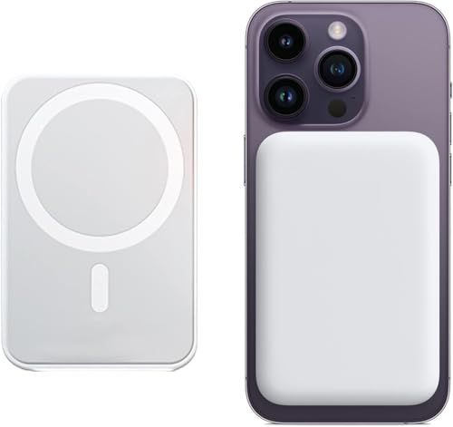 Power Bank for Magsafe 5000mAh, Bateria Externa Magnético, Inalam...