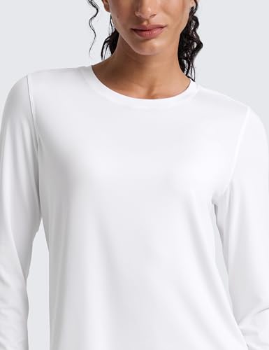Image of CRZ YOGA Lightweight Crewneck Long Sleeve Top