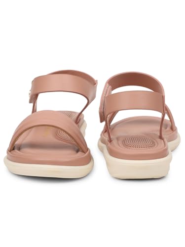 Image of Liberty Healers SSAL 1 Casual Flat Sandal For Women With PU Sole | Stylish and Comfortable | Durable Summer Footwear for Outdoor Indoor | Ideal for Everyday Wear