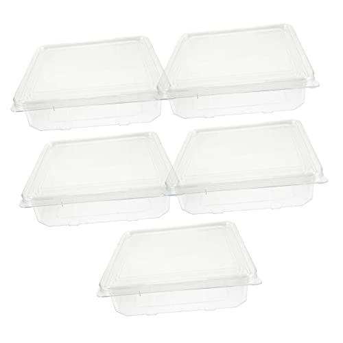 Levemolo 5pcs Knitted Hat Storage Case Beanies Hat Container Lid for Travel Condition Dustproof and Clean Suitable for Men and Women