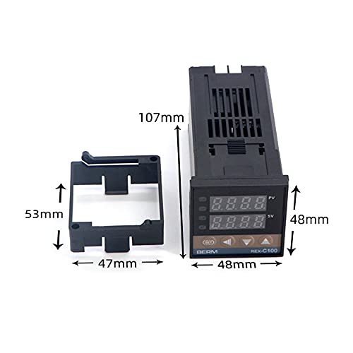 Controlr de temperatura,REX-C100FK07-V * Um controlr inteligente de temperatura Saída SSR + SSR-40 D