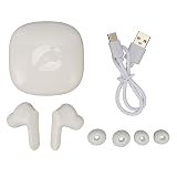 Unità Traduttore, Wireless 4 modalità di Riduzione del Rumore Traduttore Linguistico Cuffie HiFi Stereo per Chiamate di Viaggi di Lavoro (WHITE)