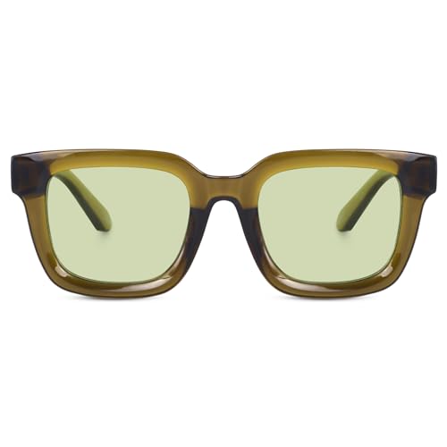 Image of Peter Jones Unisex Large Square UV /UB Protected Sunglasses (3803)