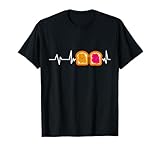 Peanut Butter Jelly Heartbeat Gift Peanut Butter And Jelly T-Shirt