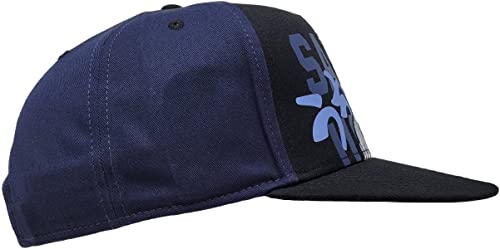Ripple Junction Naruto Shippuden Sasuke With Kanji 5 Panel Structured Adjustable Adult Unisex Anime Black Flat Bill Snapback Hat #TOP4