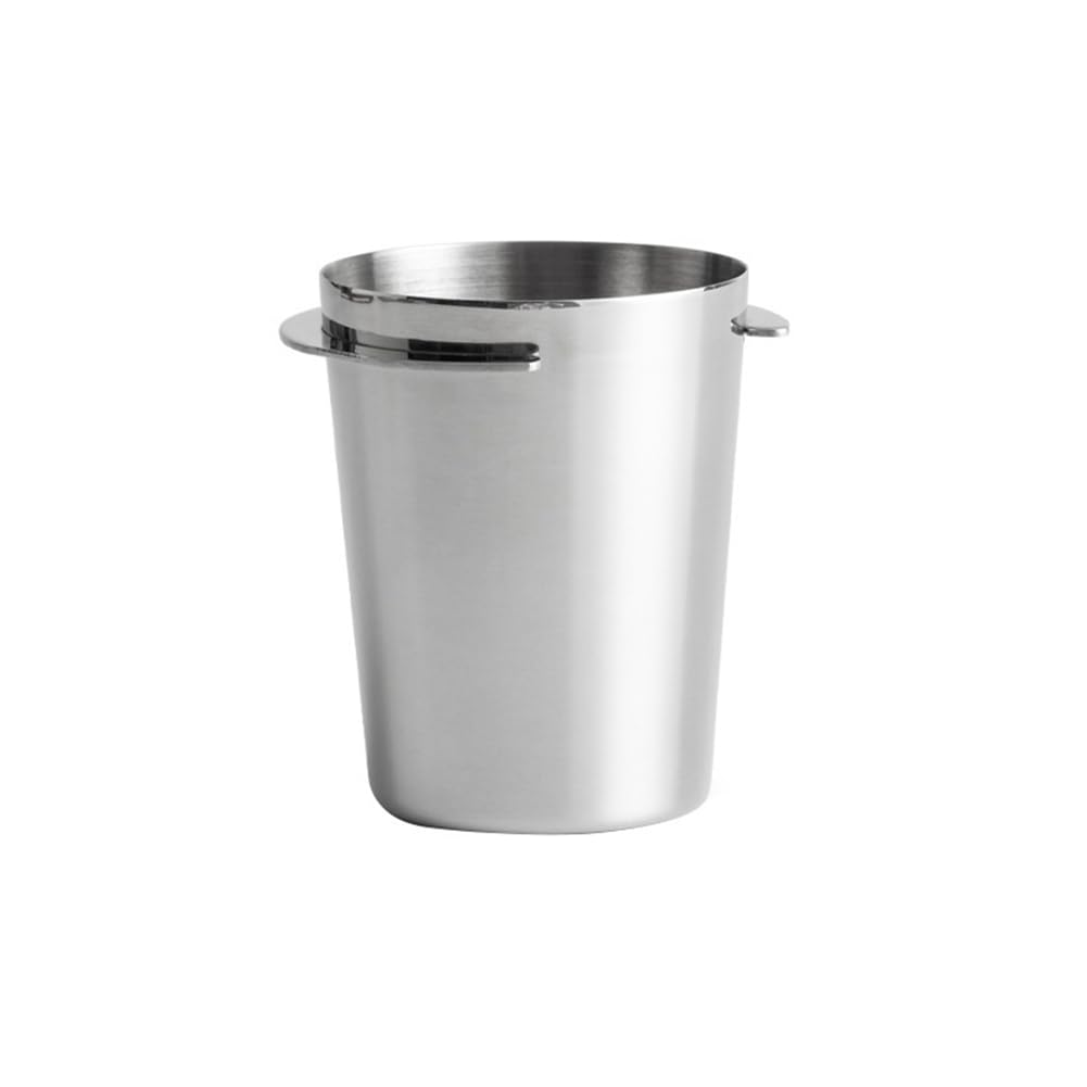 cdymrl 58mm Espresso Coffee Dosing Catcher Cup Powder Feeder Machine Part Wear Distributor Coffeeware Parts Accessories Silver