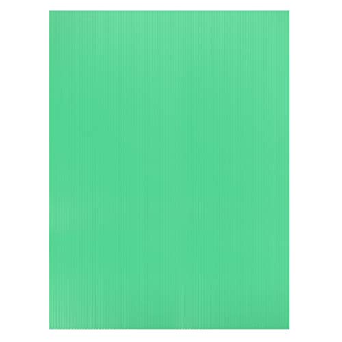 Image of uxcell Corrugated Plastic Sheets,3mm Green Blank Yard Lawn Signs,12 Inch x 16 Inch,Waterproof Sign Blank Board 1pcs