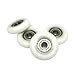 2PCS Rowing Machine Wheel 8x40x10mm Round POM Roller Suitable for Rowing Machine BSR62840-10 Rowing Machine Wheel Outer Diameter 40mm Plastic Coated Bearing Wheel
