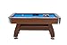 MASGAMES Mesa de Billar Deluxe S (6ft) Color marrón y tapete Verde