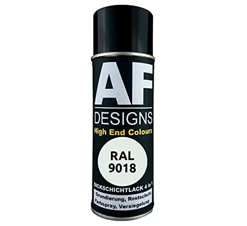 Alex Flittner Designs Rostschutzlack 4in1 RAL 9018 Papyrusweiss Metall Schutzlack Spray Rostschutzfarbe Sprühdose