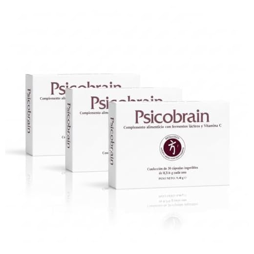 Pack Ahorro x3 | Bromatech Psicobrain, Cápsulas Probióticas, 30 Cápsulas, con L-Teanina, Escolzia, Vitamina C y Fermentos Lácteos, para Función Psicológica y Sistema Nervioso