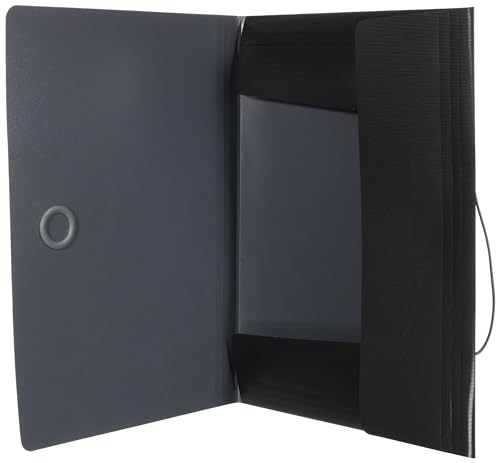 Leitz Solid Eckspannermappe, PP, für ca. 150 Blatt, A4, schwarz, 45631095