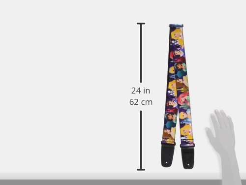 Buckle-Down Sangle de guitare – Dancing Bears Noir/multicolore – 5,1 cm de large – 73,7 à 137,2 cm de long - Les Beatles, Paul McCartney, John Lennon, RIngo Starr, George Harrison Buckle-Down Sangle de guitare – Dancing Bears Noir/multicolore – 5,1 cm de large – 73,7 à 137,2 cm de long – Image 6
