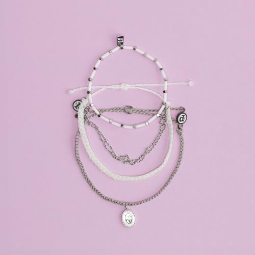 Pura Vida Bracelets Pack Silver Frost Style Pack - 3-Piece Boho Bracelet Stack2
