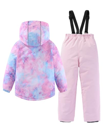 Image of Hiheart Boys Girls Winter Ski Jacket & Pants Set 2-Piece Snowsuit