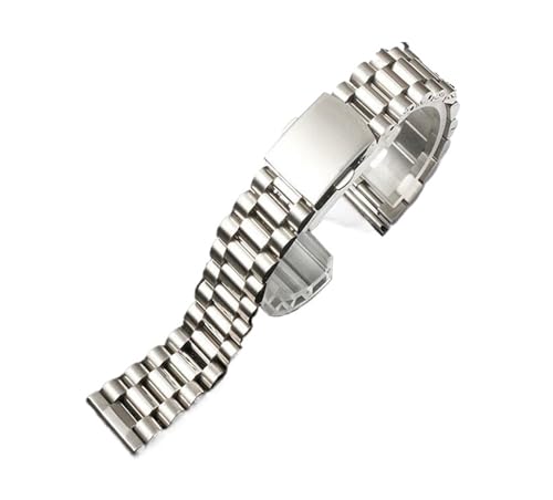 Bracelet montre acier inoxydable 316L argent or maillons solides chic