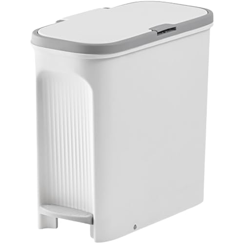 Caneca de basura con pedal y tapa Beavorty