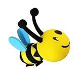 ZIMISI Cute Bee Car Antenna Topper, EVA Funny Auto Antenna Foam Ball, Easy to Find Car in The Parking Lot, Universal Vehicle Exterior Decoration Accessories for Car, Truck, SUV (Bee)
