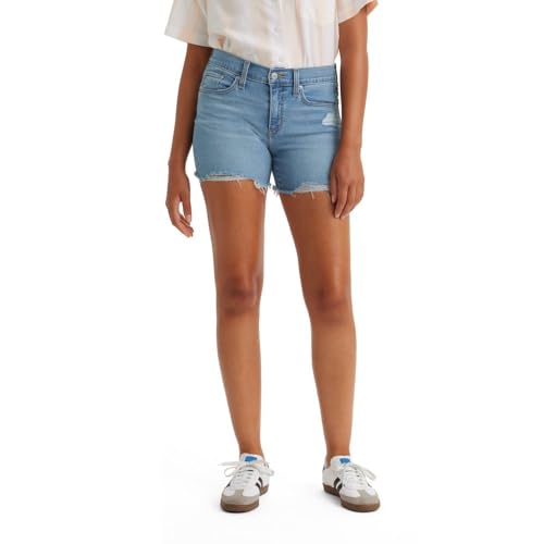 Levi's Women's Mid Length Shorts (Also Available in Plus), (New) I'm Just A Fan, 30