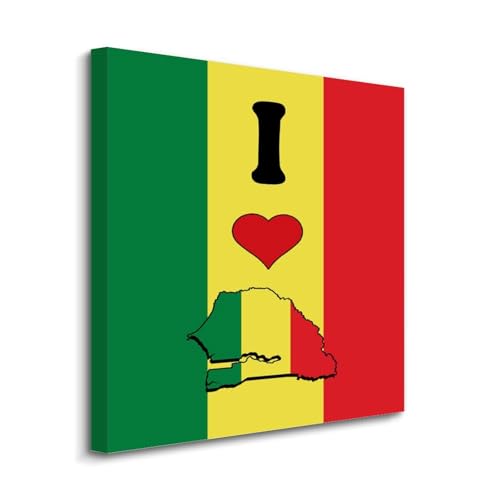 Cuadro de Senegal de 20x20 pulgadas ideal como regalo de inauguración de casa nueva