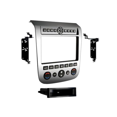 Metra 99-7612A Single/Double DIN Installation Dash Kit with Aluminum Finish Fits 2003-2007 Nissan Murano (Without Factory NAV)