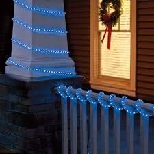 Image of Moonlight 3014 SMD LED Strip Rope Light, Waterproof Decorative led Light with Adapter. (Blue)-2 Meter