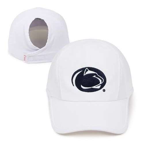 Gorra para mujer estilo ponytail blanca miniatura 1