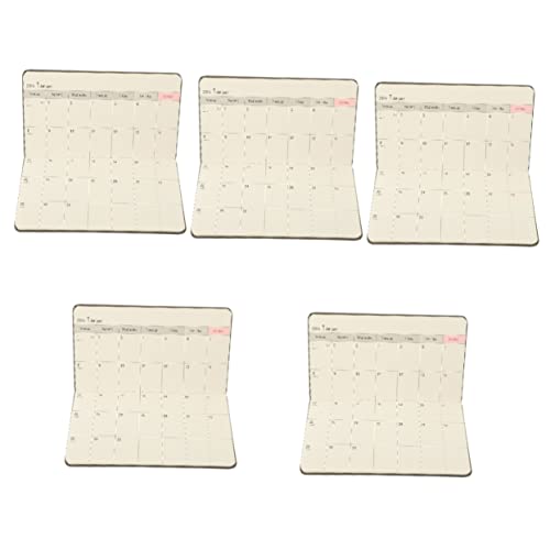 Operitacx Carnet de travail 5 pièces - Agenda de travail hebdomadaire - Agenda académique 2023 - Agenda scolaire 2023 Cover