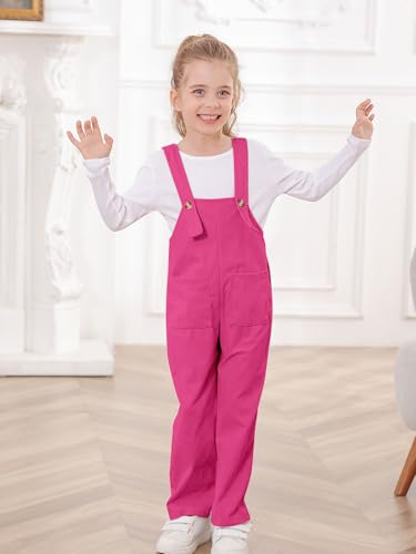Toddler Girl Clothes 1-5T 2Pcs Corduroy Outfits Adjustable Button Suspender Overalls Jumpsuit with Plain T-Shirt2