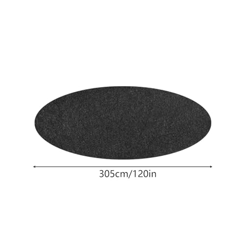 Tapis de sol pour piscine évitant les fuites et trous de liner sur sol de jardin